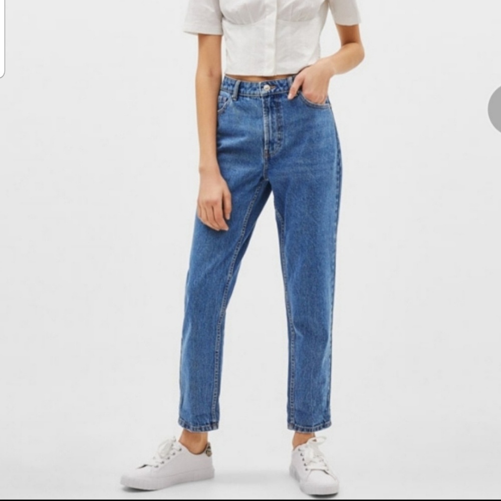 🌈🔥 NWT Bershka Highrise Mom jeans